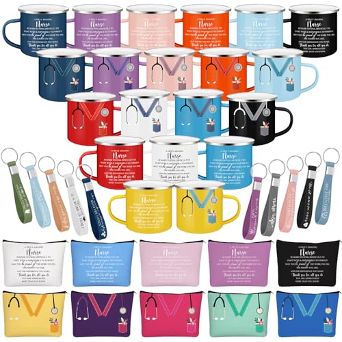Hushee Christmas Nurse Appreciation Gift Set - Bright Color, 30 pcs