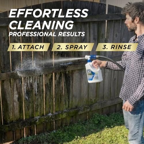 30 SECONDS Pro Power Suds Mold and Mildew Stain Remover | Scrub Free