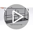 OLIXIS Black 5-Drawer Dresser for Bedroom & Closet Storage, 11.9"D x 38.1"W x 20.9"H