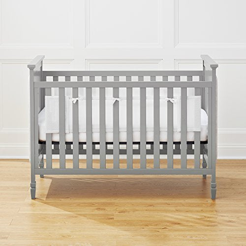 Breathable Mesh Crib Liner for Full-Size Baby Cribs - Safety & Airflow