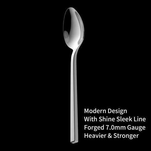 Alata Cube 20-Piece Forged Stainless Steel Flatware Set Cutlery Set,Silverware Set Service for 4,Mirror Finish,Dishwasher Safe