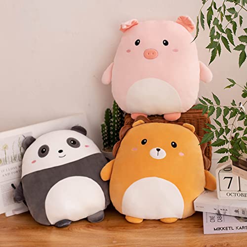 Cute Panda Plush Pillow, 8 inch Panda Stuffed Animal Toy Kawaii Plushies Hugging Pillow Gifts for Room Decor Kids Birthday Valentine