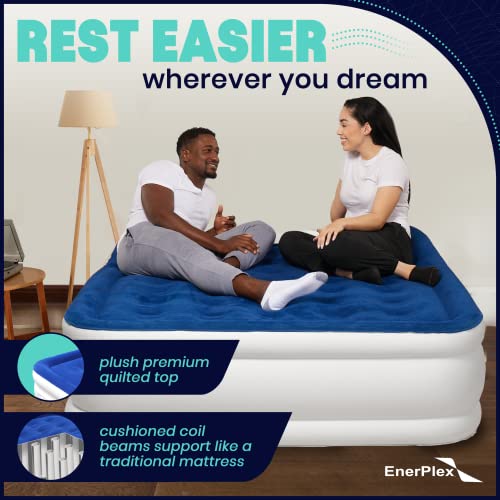Queen Air Mattress with Built-In Pump - 18-Inch Raised Inflatable Bed