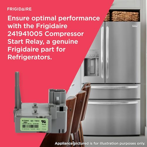 Refrigerator Compressor Start Relay for Frigidaire Appliances