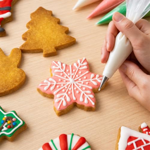 Bobipro Christmas Cookie Cutters Set - 10 Pcs Stainless Steel Shapes