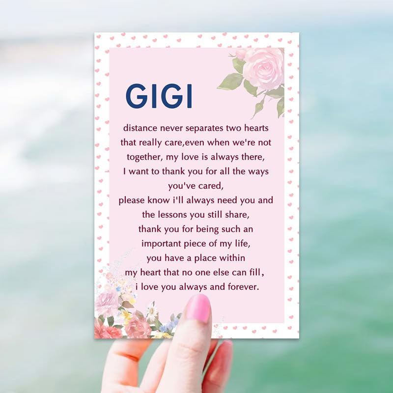 Gigi Christmas Birthday Appreciation Cards for Nana Grandma Women Gift
