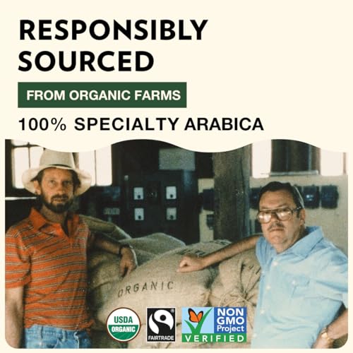 Organic Instant Coffee Medium Roast - 3.53 Oz Jar, Pack of 6 - Fair Trade & USDA Certified