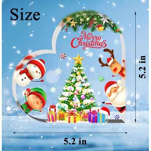 Christmas Decorations Indoor Cute Christmas Decor Gifts Table Sign for Mantle,Office Desk, Shelf - Heart Shaped Gifts Holiday Indoor Home Decor