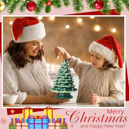 Boao 120 Pcs Ceramic Christmas Tree Replacement Lights Clear Plastic Flame Peg Bulbs Accessories for Ceramic Christmas Trees and DIY Projects (Clear,Small)