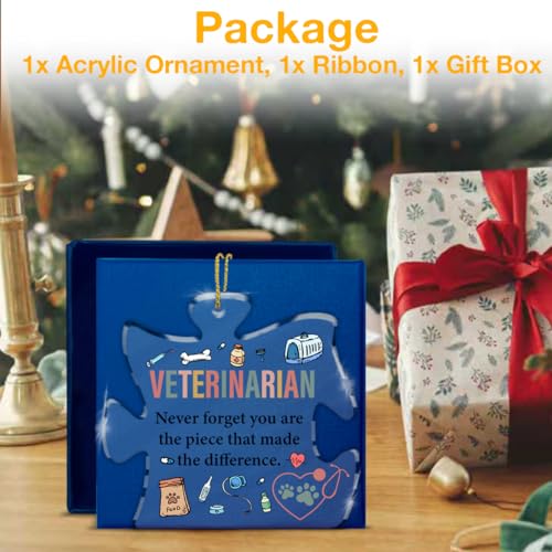 Veterinarian Gift Acrylic Puzzle Ornament – Vet Tech Graduation Appreciation
