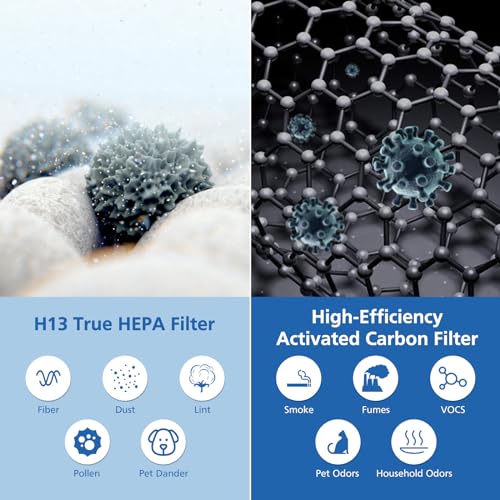 Air Pro Tri-Power Filter for Molekule Air Pro Air Purifier 1 Pack - Replacement HEPA & Activated Carbon Filter