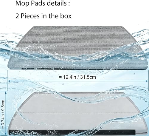 Shark Power Detect Replacement Parts Kit with Mop Pads - Compatible Models AV2800ZE RV2820YE