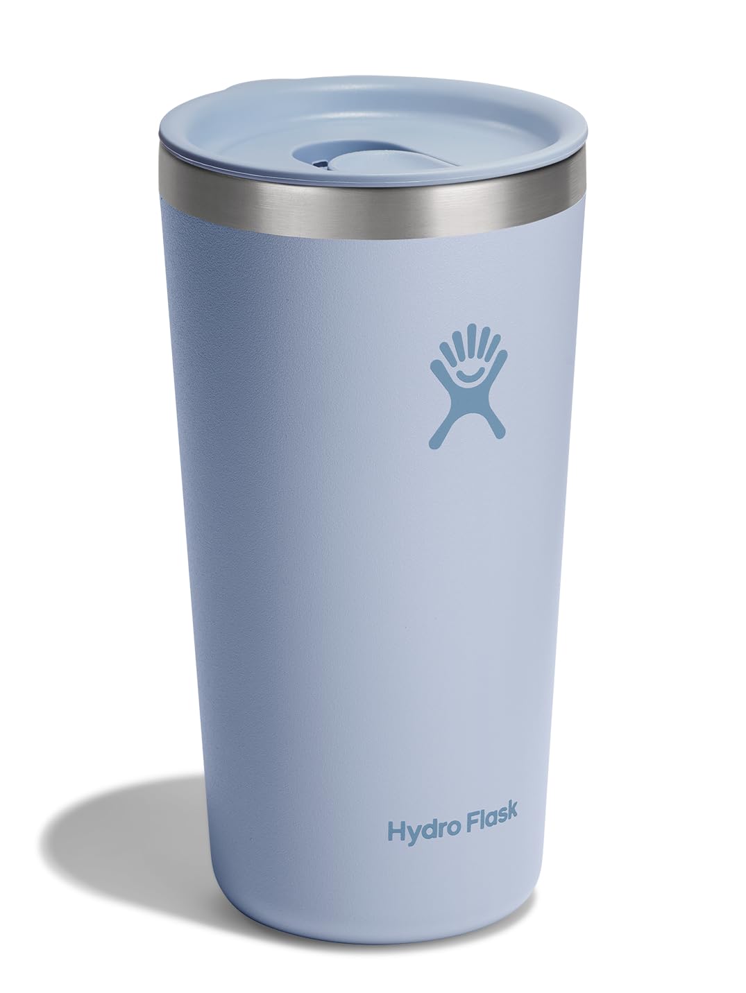 Hydro Flask All Around Tumbler Press-in Lid, Insulated Travel Mug, Stainless Steel Coffee Cup 20 Oz Surf Blue