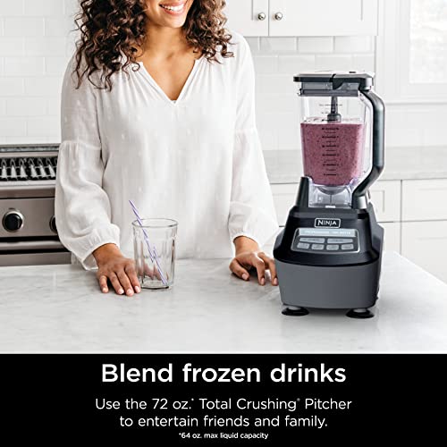 Ninja Mega Kitchen System 1500W Blender Food Processor with 72oz Pitcher & To-Go Cup