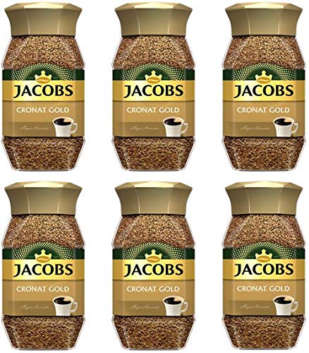 Instant Coffee Pack 6 x 200g - Caffeinated Coffee Beans for Home Brewing