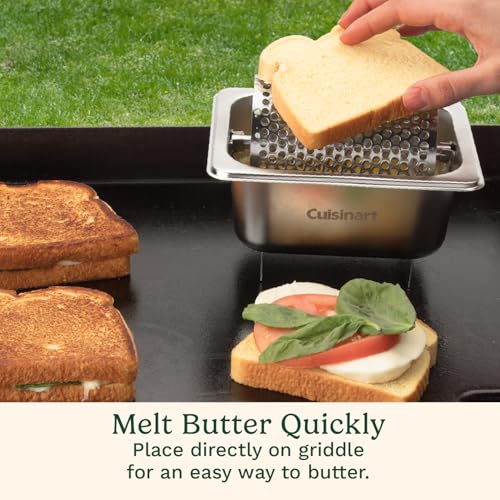 Cuisinart Butter Roller for Griddle - Quick-Heating Stainless Steel, Pack of 1