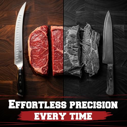 10-Inch Butcher Knife for Meat Cutting - Heavy Duty BBQ Brisket Knife - Kitchen Perfection