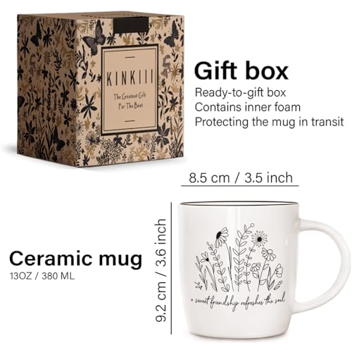 Personalized Proverbs 27:9 Coffee Mug Gift for Women - 13oz Scripture Cup