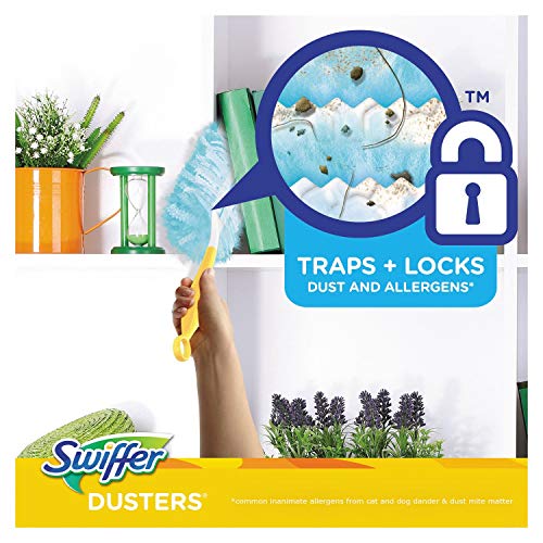 Swiffer Dust Lock Fiber Duster Refills - Light Blue, Unscented, 40 Pack