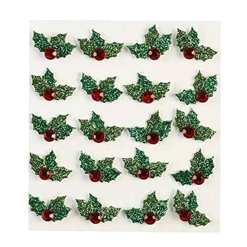 Jolee's Boutique Christmas Holly Dimensional Stickers