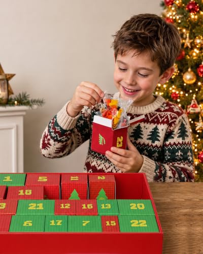 Christmas Tree & Train Advent Calendar 2026 for Kids Teens Adults - Holiday Countdown