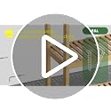 Walnut Over-The-Toilet Bathroom Storage Shelf with 3 Adjustable Bamboo Shelves