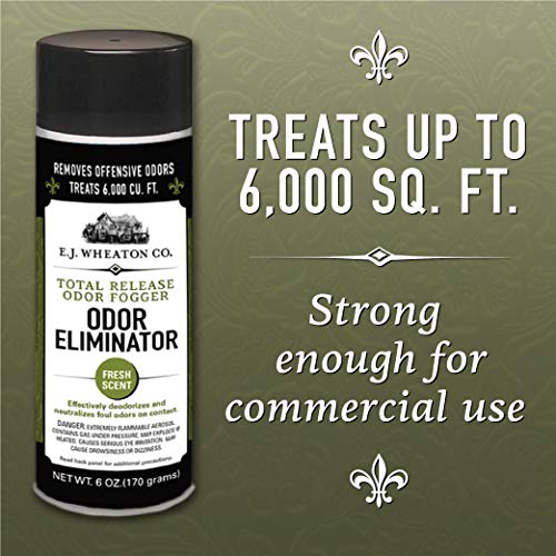 Odor Eliminator Fogger Pack of 3 - Neutralizes Stubborn Foul Odors
