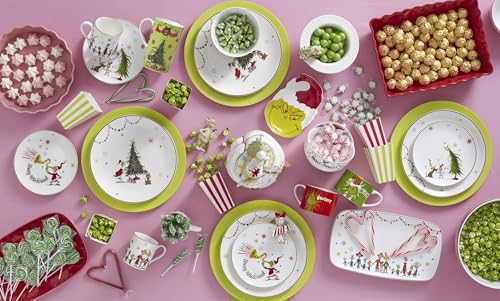 Lenox Merry Grinchmas Porcelain Serving Tray - Holiday Christmas Party Decor