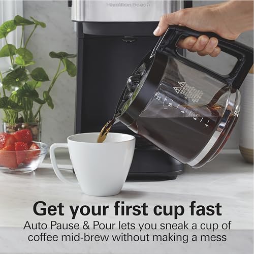 Hamilton Beach FrontFill 12 Cup Programmable Drip Coffee Maker