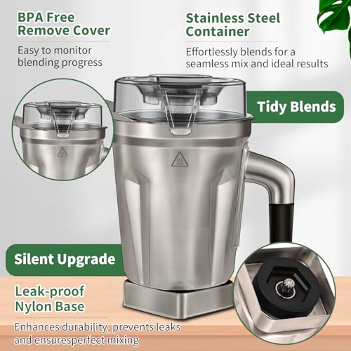 64oz Stainless Steel Blender Jar Compatible with Vitamix Classic Series