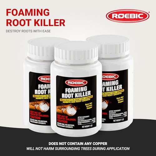 Foaming Tree Root Killer - 16 Ounce, Pack of 3 | Pipe Clog Prevention