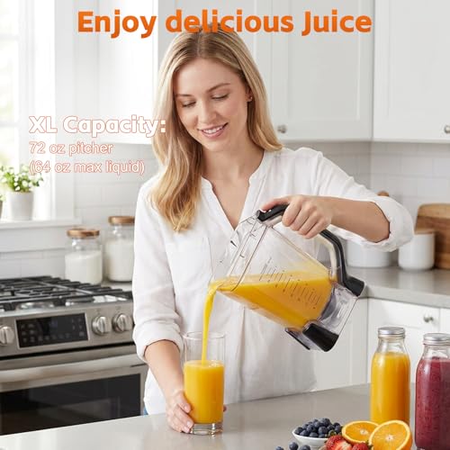 72 oz Blender Pitcher Replacement for Ninja Professional Plus BN750 BN751 BN801 - GuanQiao