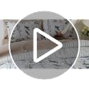 Bedsure Floral Queen Comforter Set - White Soft & Fluffy Fall Bedding, 3 Pieces