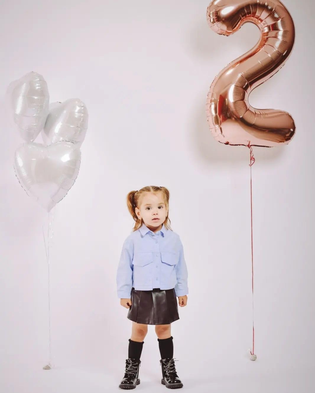 Rose Gold Number 17 Balloon - 40 Inch Birthday Decoration for 17th Birthday Parties