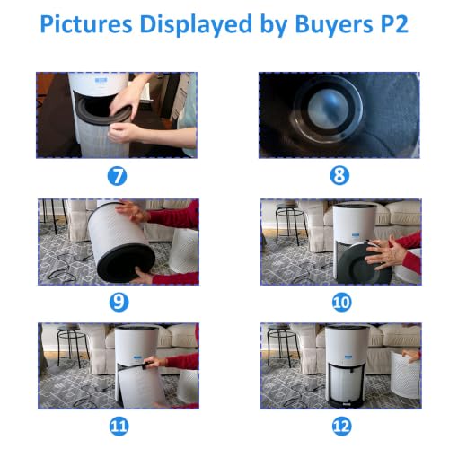 LEVOIT LV-H133 Air Purifier Replacement Filter Set - 3-in-1 HEPA & Carbon Filters
