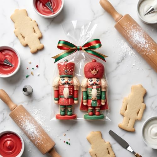 Nutcracker Silicone Mold 3D Christmas Soldier Fondant Mold - Style L