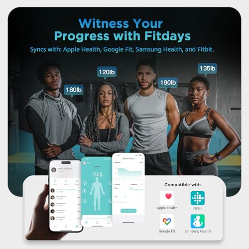 Posture Black Bluetooth Body Fat Scale with Voice Prompt - Full Body Composition Analyzer