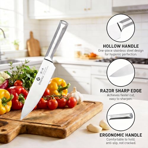 Japanese High Carbon Stainless Steel Knife Set with Block - 16 Piece Professional Kitchen Knives