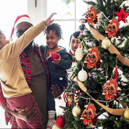 2025 Funny Christmas Ornaments, Barry Wood Wooden Hanging Decor for Christmas Tree Decoration, Funny Santa Hanging Craft Holiday Party Supplies