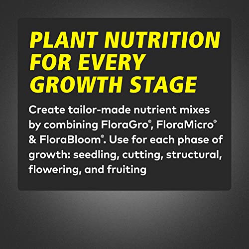 General Hydroponics FloraSeries 1 Pint Nutrient Fertilizer System with Micro, Grow & Bloom