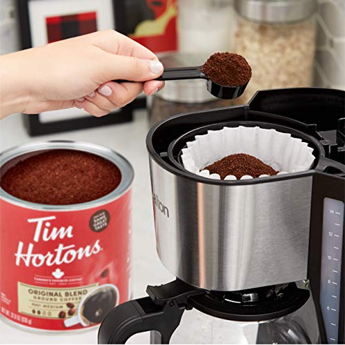 Tim Hortons Original Blend Medium Roast Ground Coffee - Classic Roast, 48 Ounce Canister