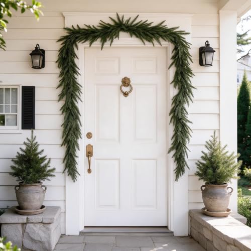 9FT Artificial Christmas Garland for Mantel, Stairs & Entryways