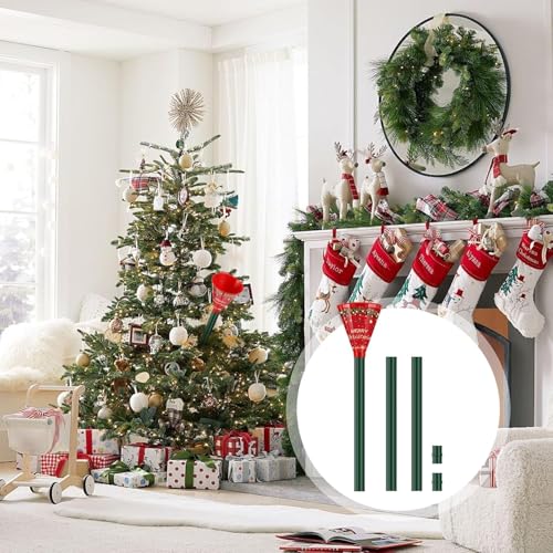 IPOOLTENG 2PCS Christmas Tree Watering Funnel Set with 6 Tubes, 75 Inch Long Guides for Easy Watering (Variation 2)