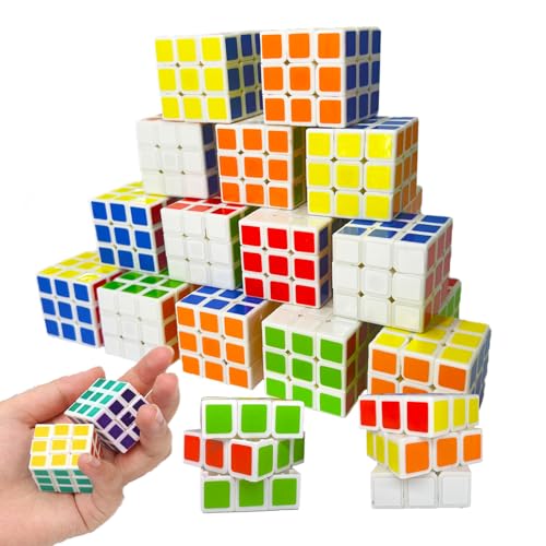 FYHNHM 1.18 Inch Mini Cube Puzzle Pack of 72 - Party Favors & Classroom Rewards