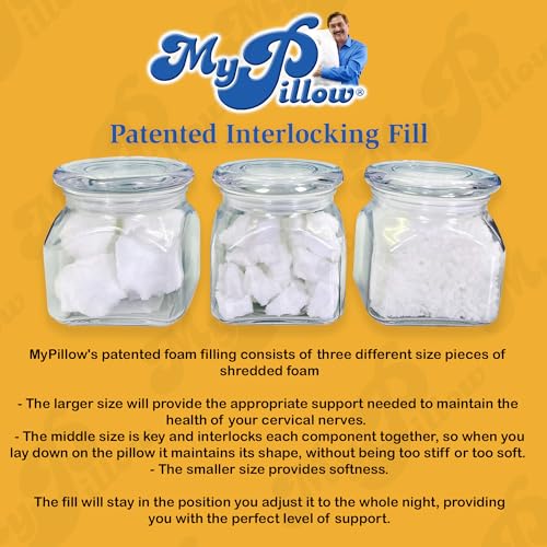 MyPillow Classic Queen Firm Bed Pillow for Back, Side & Stomach Sleepers