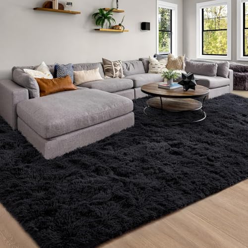 Merelax Soft Modern Indoor Large Shaggy Rug for Livingroom Bedroom