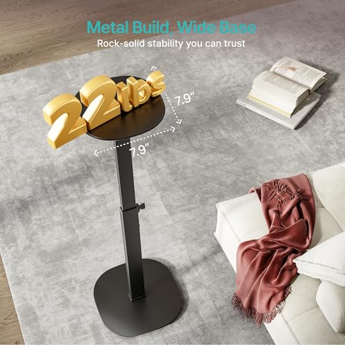 Height-Adjustable Speaker Stand Pair from 28.6" to 46.1",22lbs