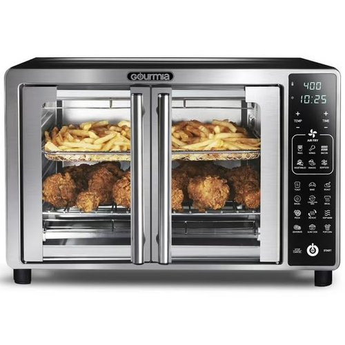 Gourmia Digital Air Fryer Toaster Oven with Single-Pull French Doors
