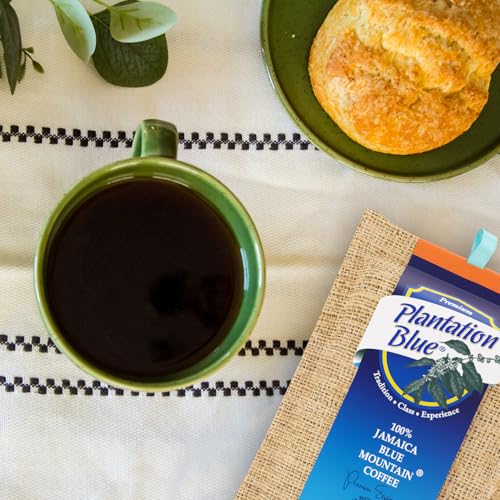 Blue Mountain Coffee Whole Beans Dark Roast 12 oz - Premium Jamaican Coffee