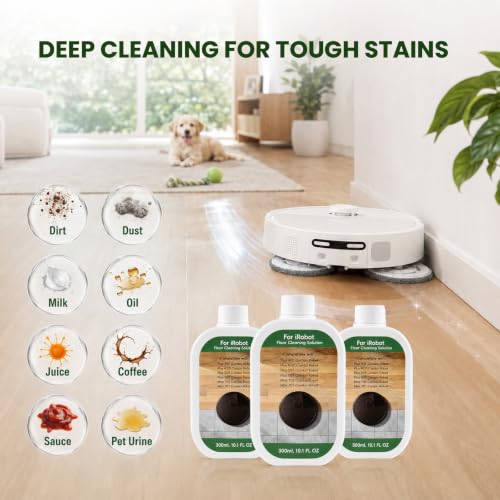 Robot Vacuum & Mop Floor Cleaning Solution for iRobot Roomba & Braava Series